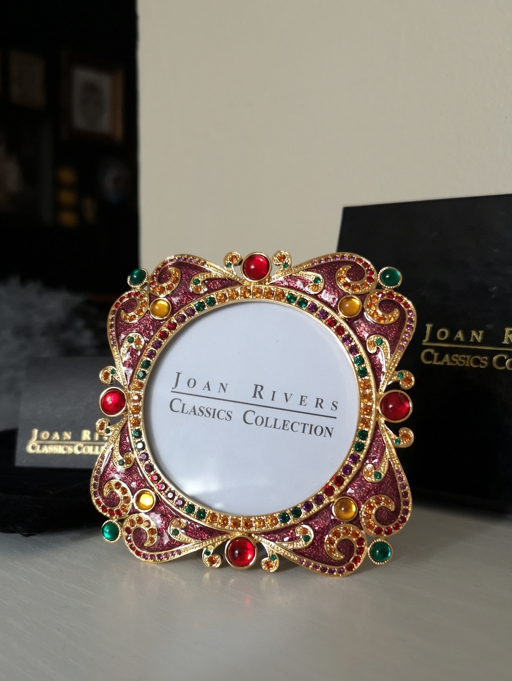 Absolutely Stunning Joan Rivers Collection Photo Frame with Enamel & Rhinestones - Picture 2 of 8